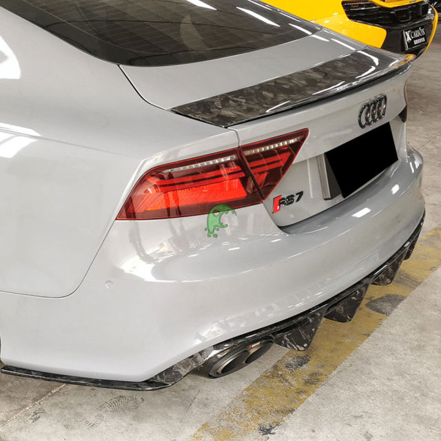 WS Style Dry Forged Carbon Fiber Aero Body Kit For Audi RS7