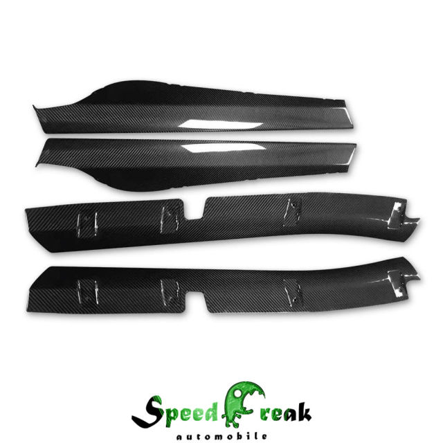 OEM Style Dry Carbon Fiber Side Skirt For Mclaren 540C 570S 2015-2018