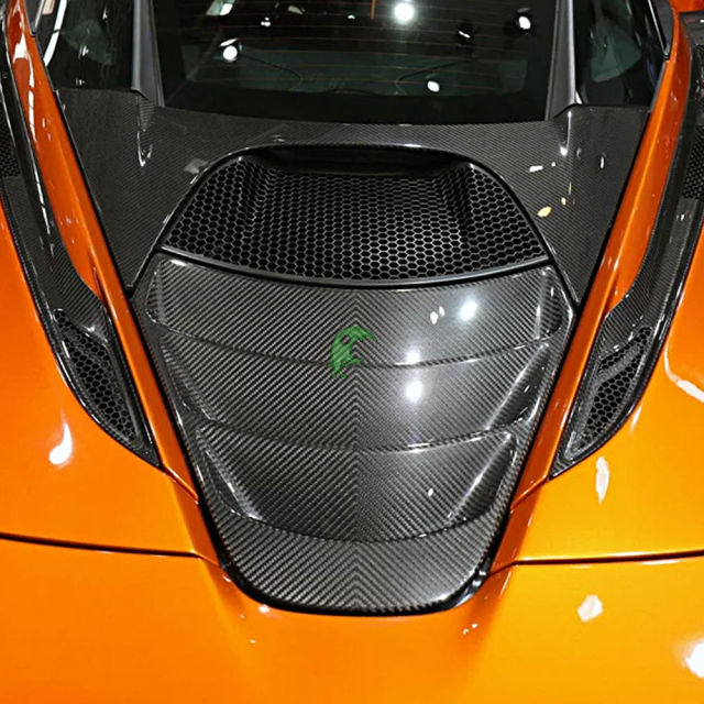 OEM Style Dry Carbon Fiber Engine Compartment Cover 1 For Mclaren 720S 2015-2017