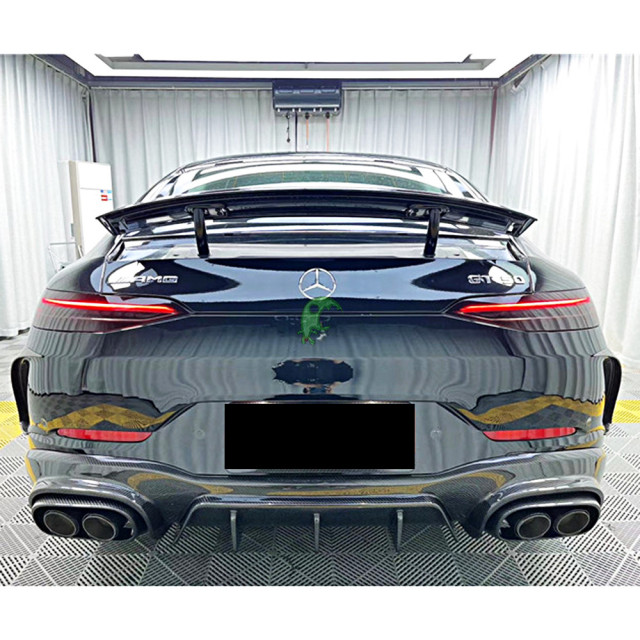 Brabus Style Dry Carbon Fiber Rear Spoiler Wing For Mercedes Benz Amg GT50 GT53