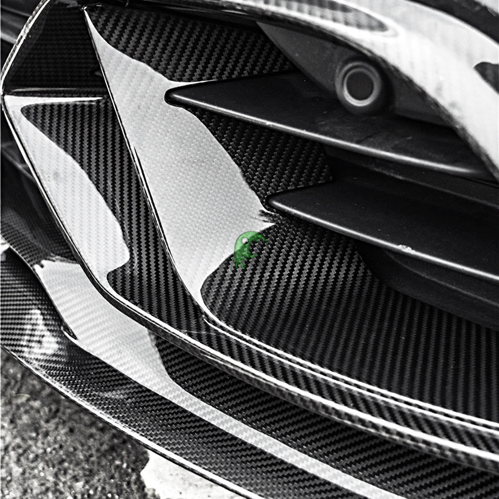 Brabus Style Dry Carbon Fiber Front Lip For Mercedes Benz Amg GT50 GT53