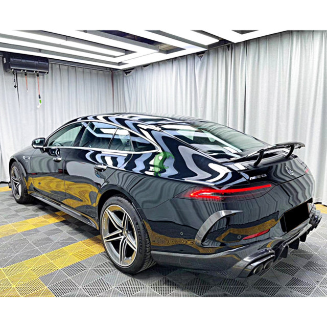 Brabus Style Dry Carbon Fiber Rear Spoiler Wing For Mercedes Benz Amg GT50 GT53