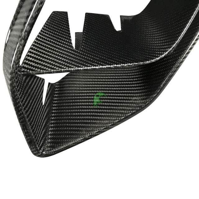 Brabus Style Dry Carbon Fiber Front Bumper Vent For Mercedes Benz Amg GT50 GT53