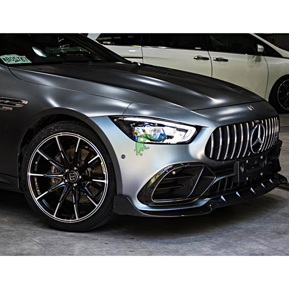 Brabus Style Dry Carbon Fiber Front Bumper Vent For Mercedes Benz Amg GT50 GT53