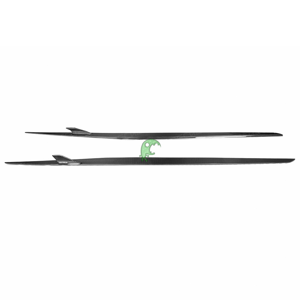 Paktechz Style Dry Carbon Fiber Side Skirt For Ferrari F8 2020-2022