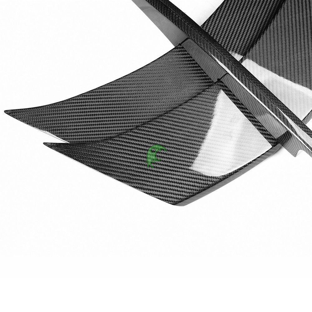Paktechz Style Dry Carbon Fiber Hood Trim For Ferrari F8 2020-2022
