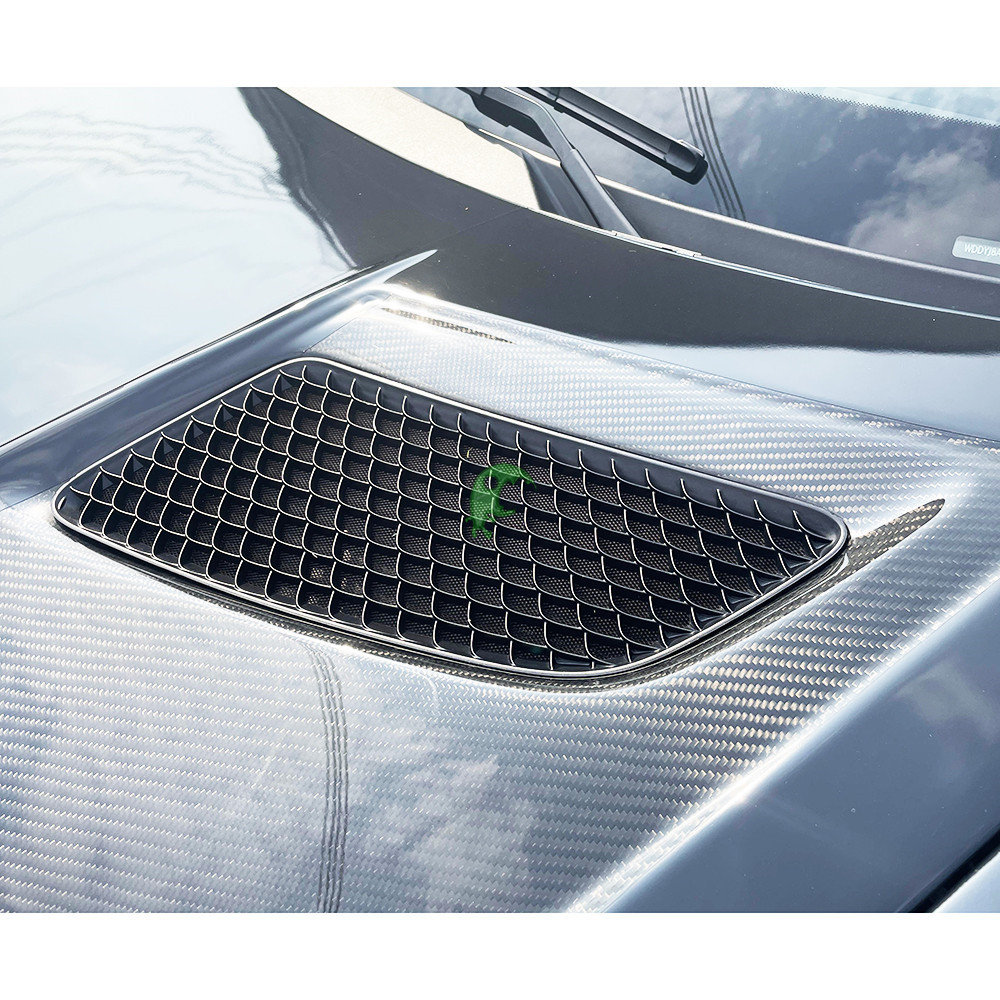 Black Series Style Dry Carbon Fiber Hood For Mercedes Benz AMG GT GTS GTC GTR 2015-2019