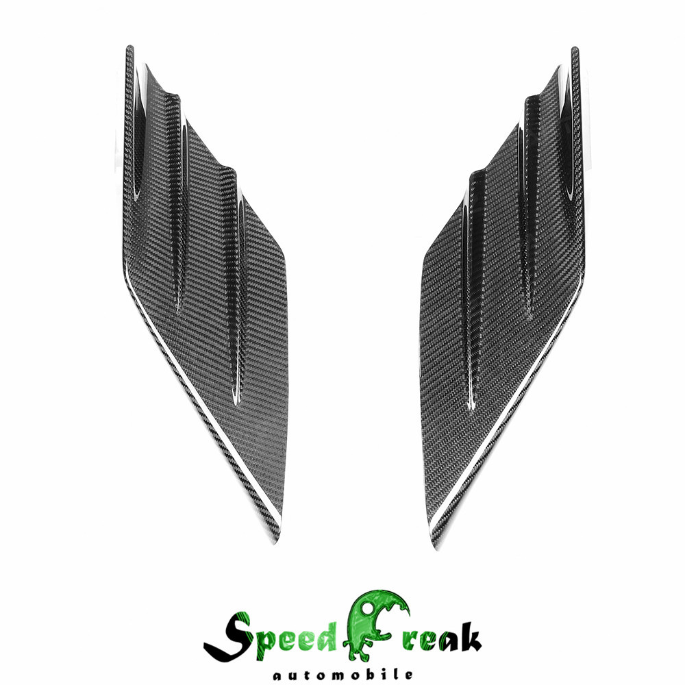 Paktechz Style Dry Carbon Fiber Rear Air Inlet Trim For Ferrari F8 2020-2022