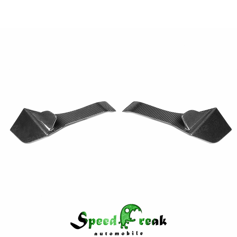 Paktechz Style Dry Carbon Fiber Rear Splitter ( NEED WITH DIFFUSER ) For Ferrari F8 2020-2022