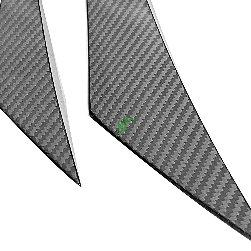 Dry Carbon Fiber Front Bumper Canards For Mclaren GT