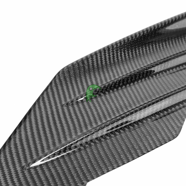 Paktechz Style Dry Carbon Fiber Rear Air Inlet Trim For Ferrari F8 2020-2022