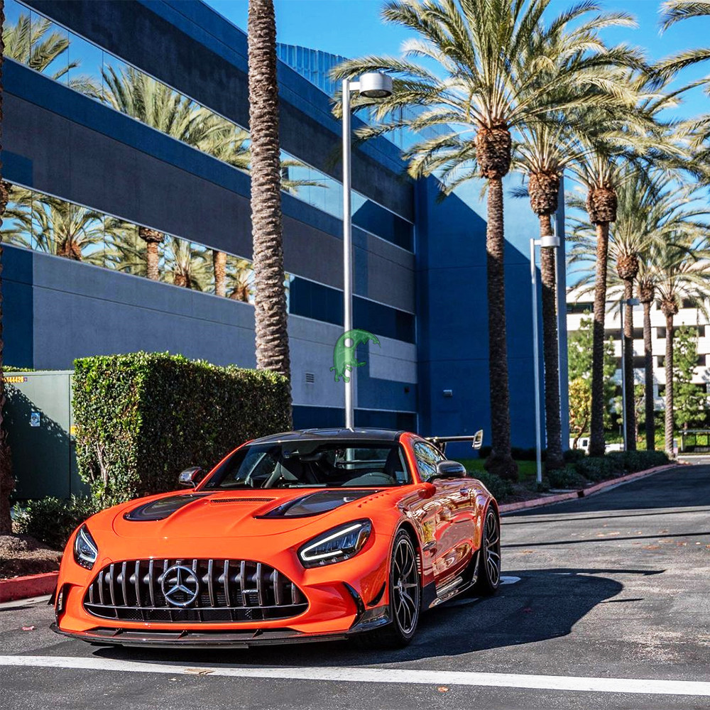 Black Series Style Dry Carbon Fiber Hood For Mercedes Benz AMG GT GTS GTC GTR 2015-2019