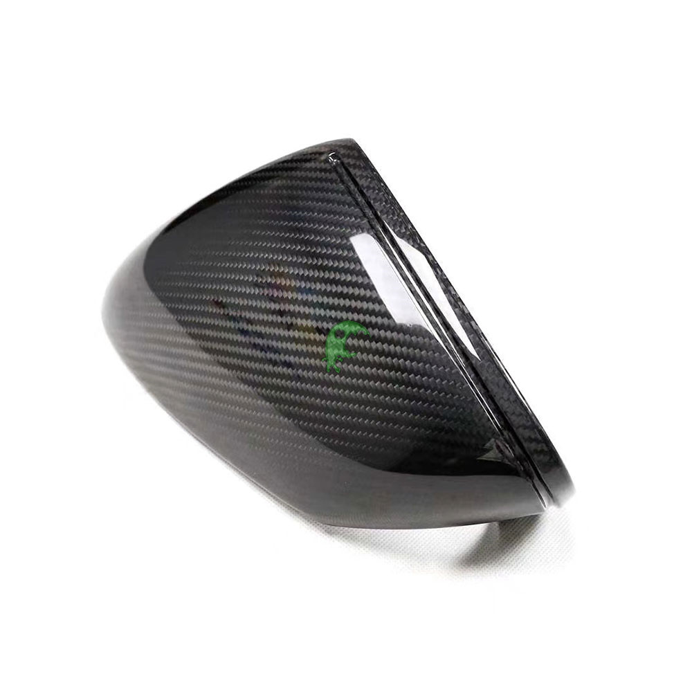 Dry Carbon Fiber Side Wing Mirror Cover (Replacement) For Porsche Taycan 2019-2022