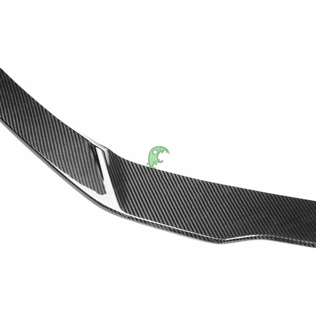 Paktechz Style Dry Carbon Fiber Front Lip For Ferrari F8 2020-2022