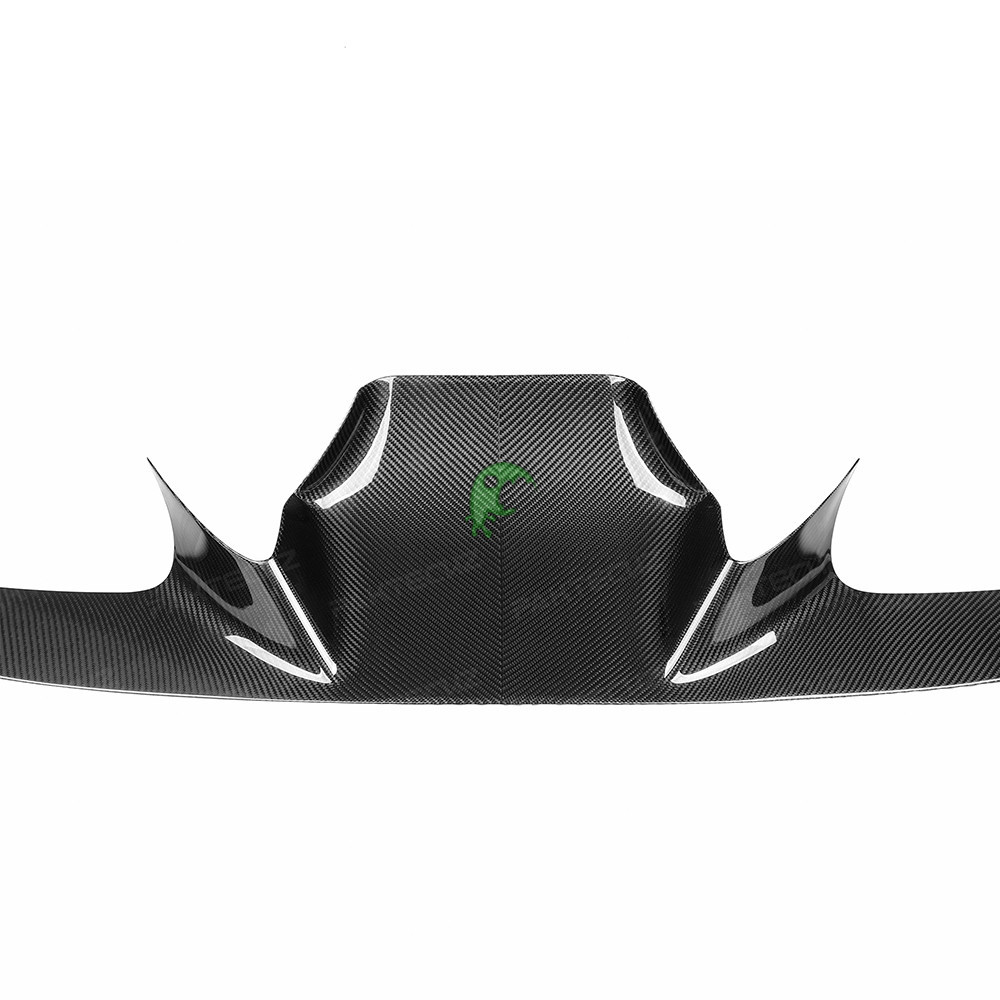 Paktechz Style Dry Carbon Fiber Up Front Lip For Ferrari F8 2020-2022