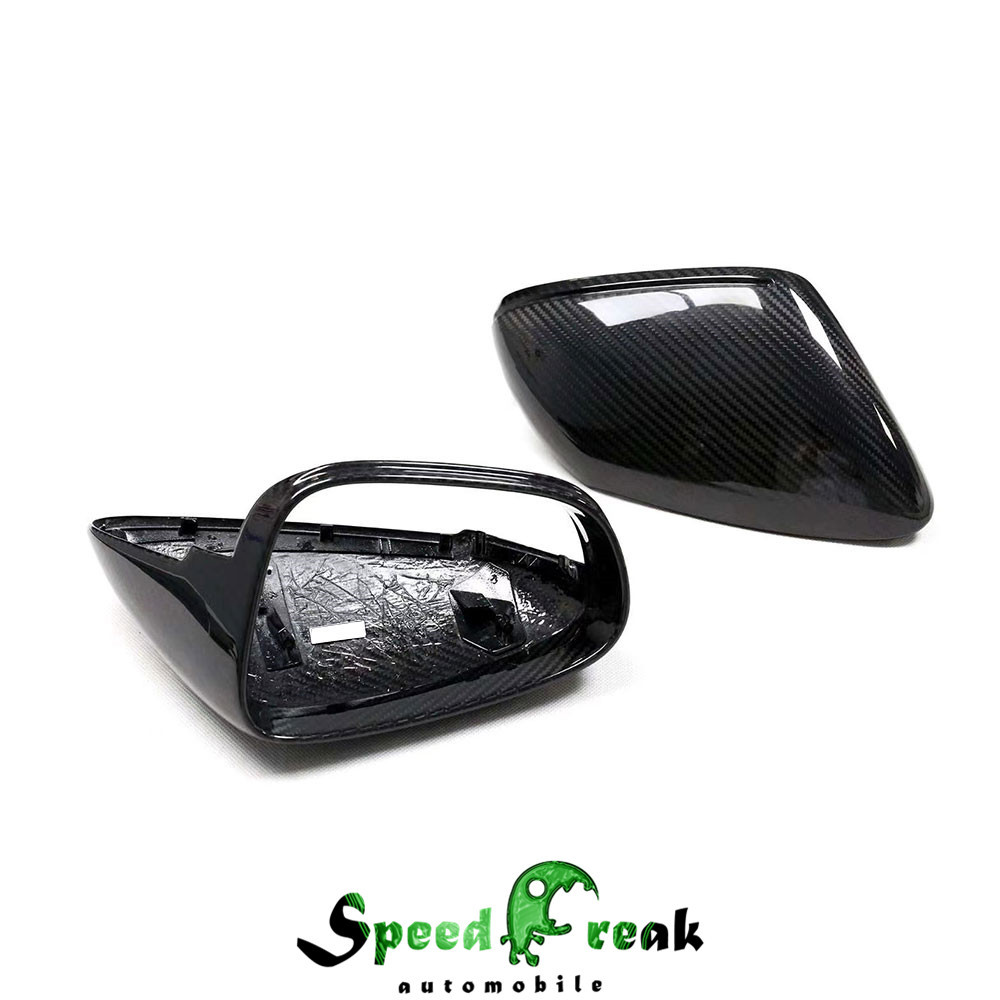 Dry Carbon Fiber Side Wing Mirror Cover (Replacement) For Porsche Taycan 2019-2022