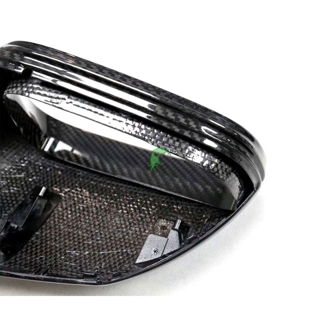 Dry Carbon Fiber Side Wing Mirror Cover (Replacement) For Porsche Taycan 2019-2022