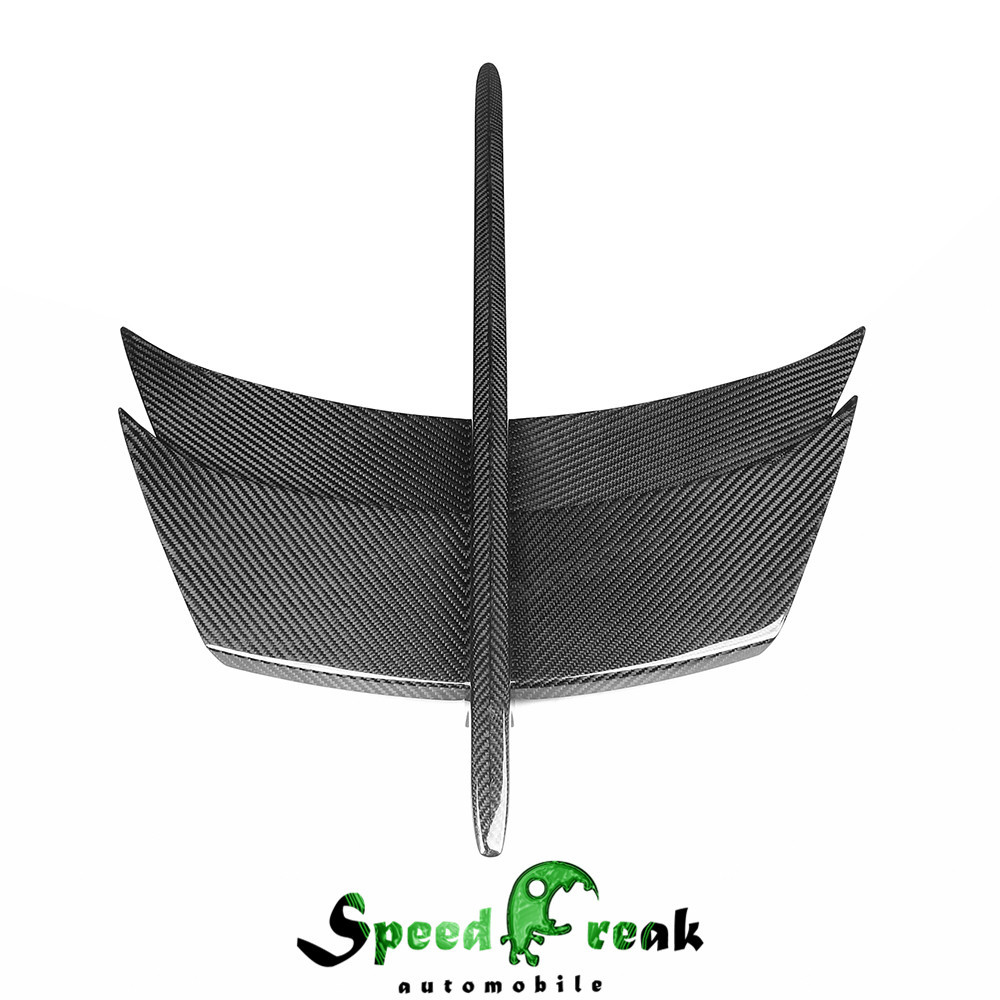 Paktechz Style Dry Carbon Fiber Hood Trim For Ferrari F8 2020-2022