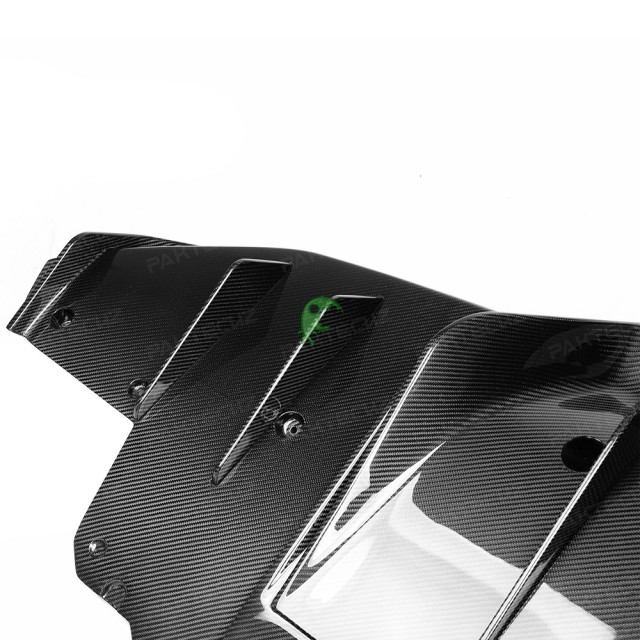 Paktechz Style Dry Carbon Fiber Rear Diffuser ( NEED FIT WITH SPLITTER ) For Ferrari F8 2020-2022
