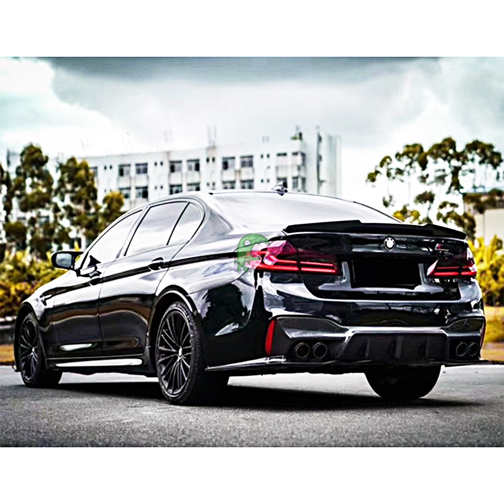 3D Style Dry Carbon Fiber Rear Diffuser For BMW 5 Series F90 M5 2017-2019