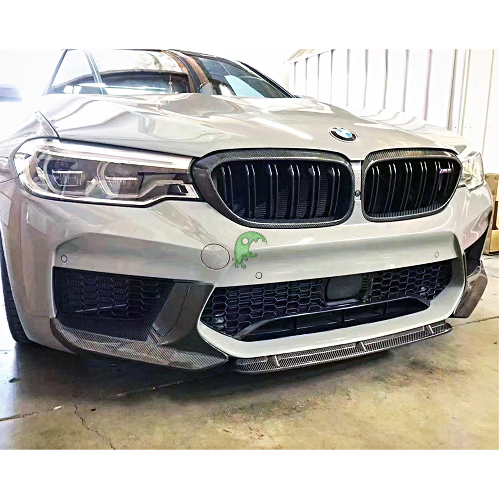 Dry Carbon Fiber Front Middle Lip For BMW 5 Series F90 M5 2017-2019
