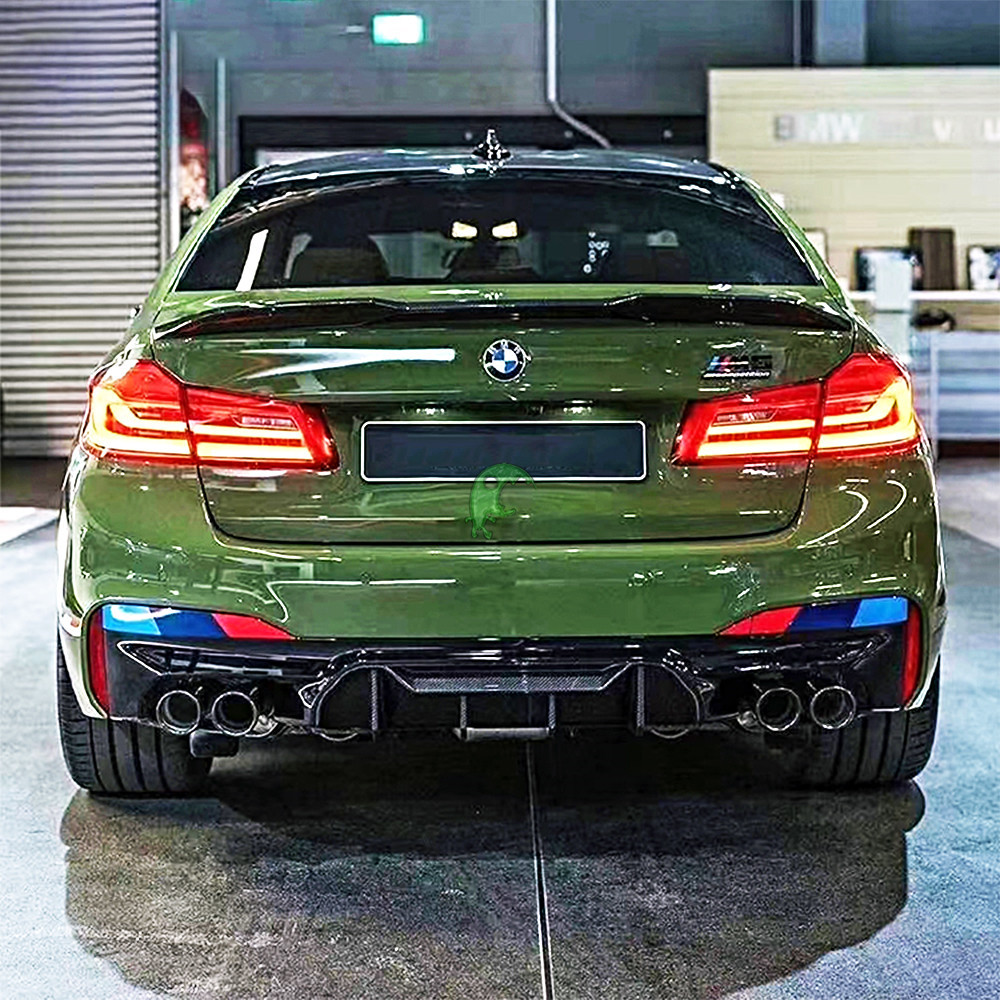 MP Style Dry Carbon Fiber Rear Diffuser For BMW 5 Series F90 M5 2017-2019