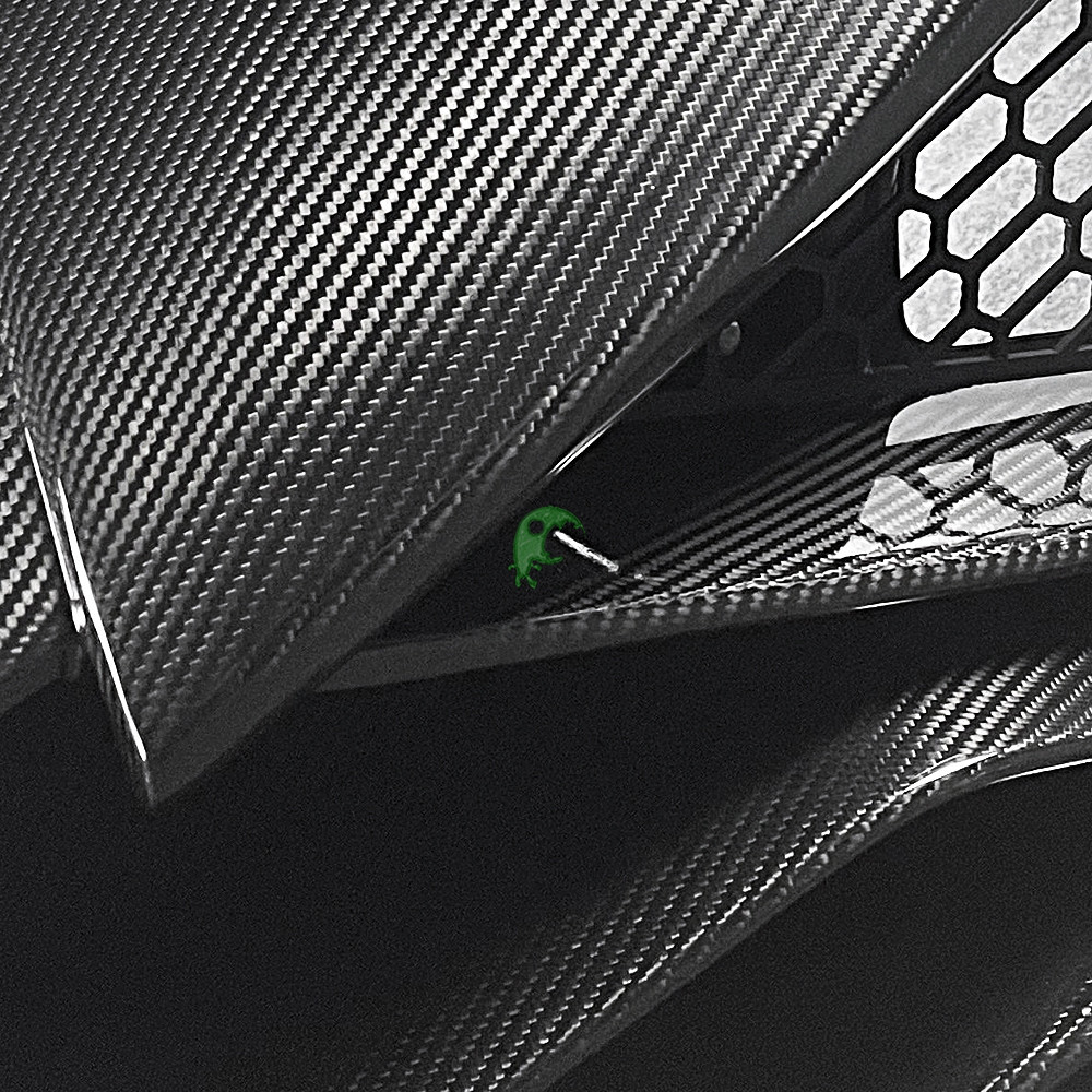 SV Style Full Dry Carbon Fiber Front Bumper For Aventador LP700-4 LP720 LP750 2011-2015