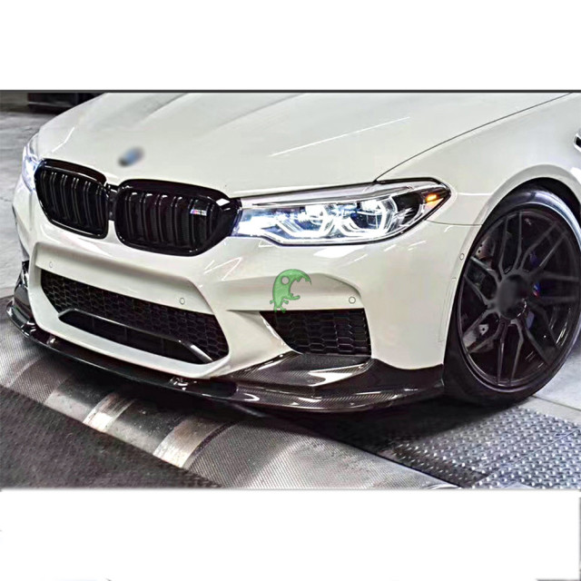3D Style Dry Carbon Fiber Front Lip For BMW 5 Series F90 M5 2017-2019