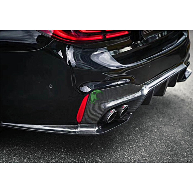 3D Style Dry Carbon Fiber Rear Diffuser For BMW 5 Series F90 M5 2017-2019