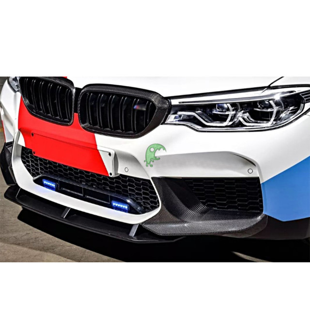 MP Style Dry Carbon Fiber Front Splitter For BMW 5 Series F90 M5 2017-2019