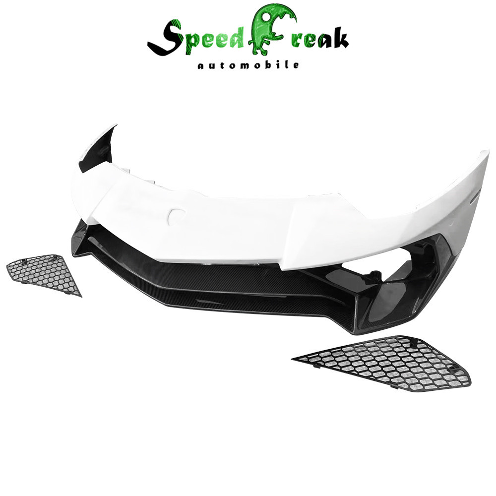 SV Style Half Dry Carbon Fiber Front Bumper For Aventador LP700-4 LP720 LP750 2011-2015