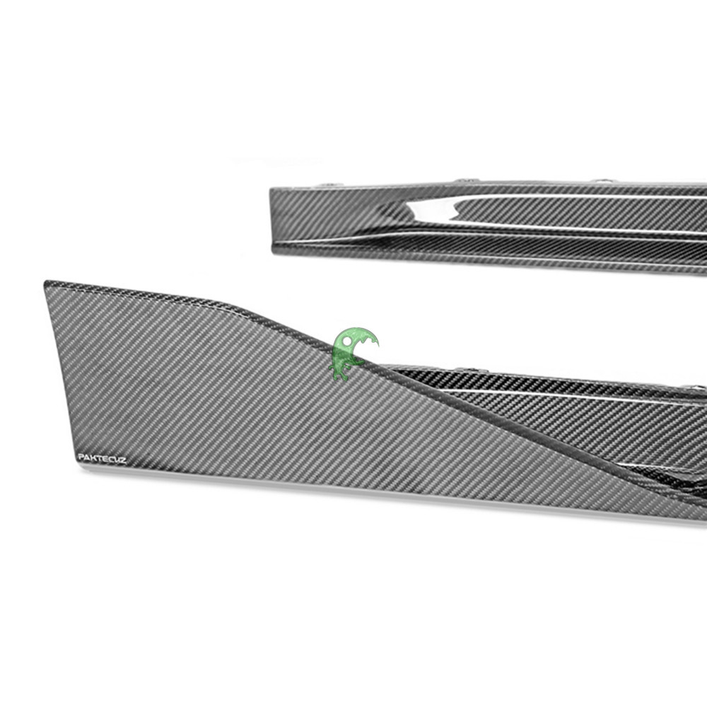 Paktechz Style Dry Carbon Fiber Side Skirt For BMW G80 M3 G82 M4 2021-Present