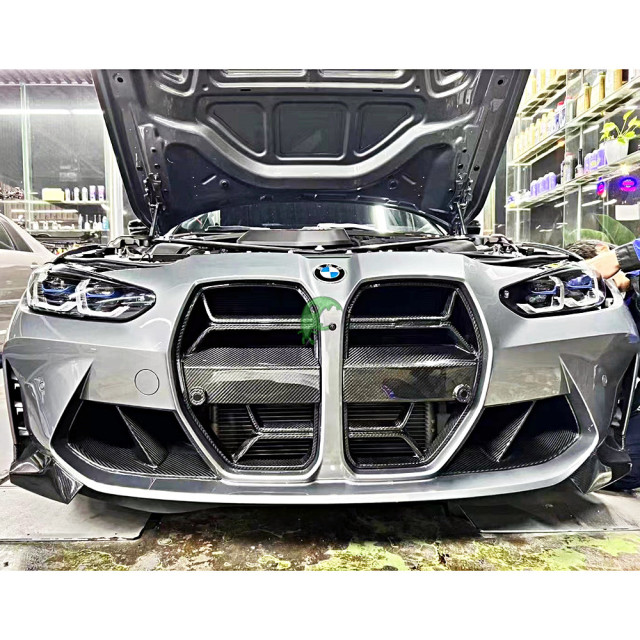 CSL Style Dry Carbon Fiber Front Grill For BMW G80 M3 G82 M4 2021-Present
