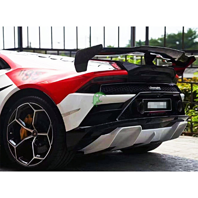 Vorsteiner STO Style Dry Carbon Fiber Rear Spoiler GT Wing For Lamborghini Huracan LP580 LP610 EVO 2014-2018