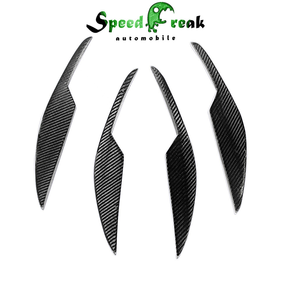 AC Style Dry Carbon Fiber Front Canards For BMW G80 M3 G82 M4 2021-Present