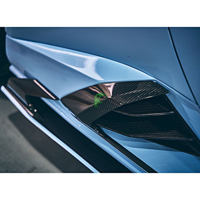 Paktechz Style Dry Carbon Fiber Side Skirt for Lamborghini Huracan EVO