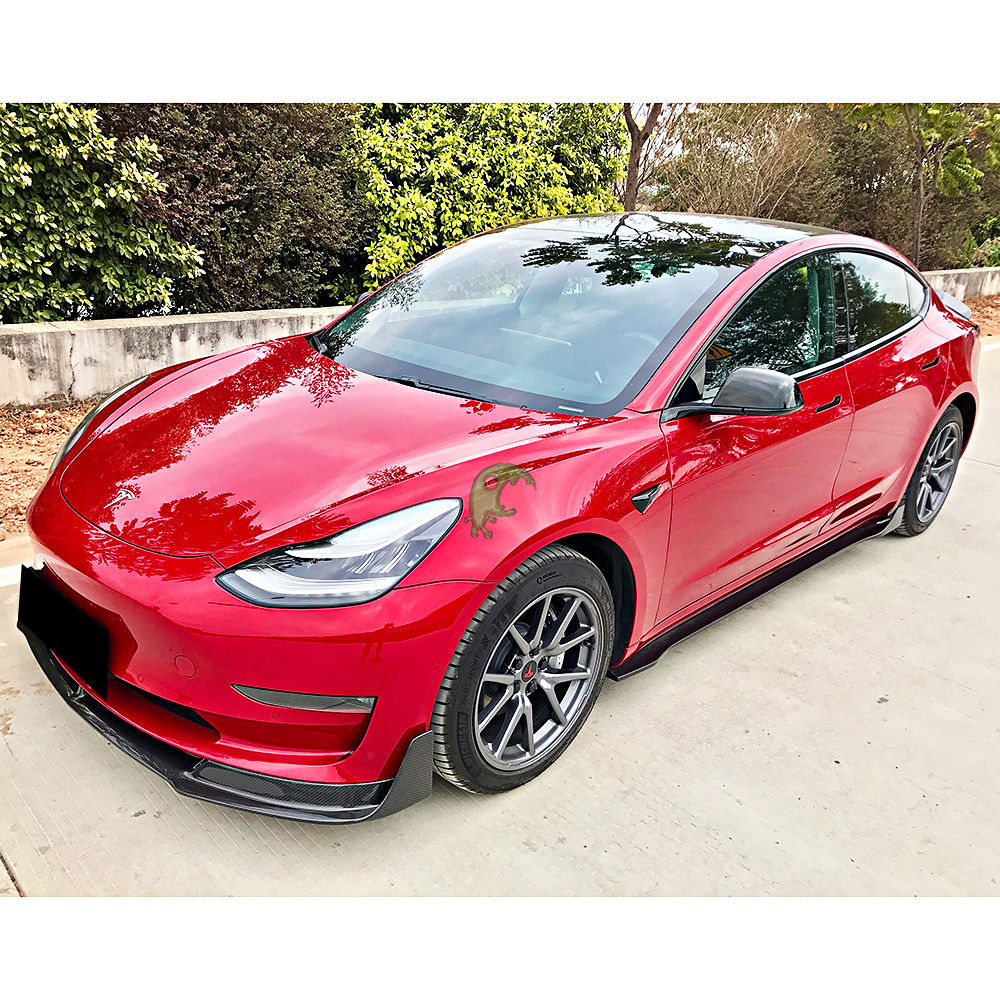 Vorsteiner Style Dry Carbon Fiber Aero Body Kit For Tesla Model 3 2016-Present