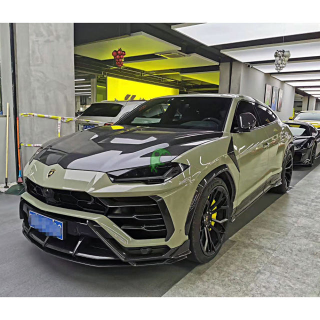 TopCar Style Dry Carbon Fiber Roof Spoiler Wing For Lamborghini URUS 2018-2020