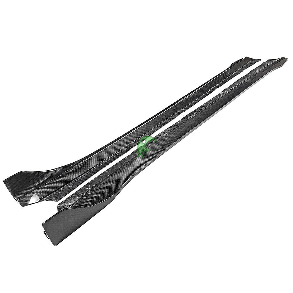 Vorsteiner Style Dry Carbon Fiber Side Skirt For Tesla Model 3 2016-Present