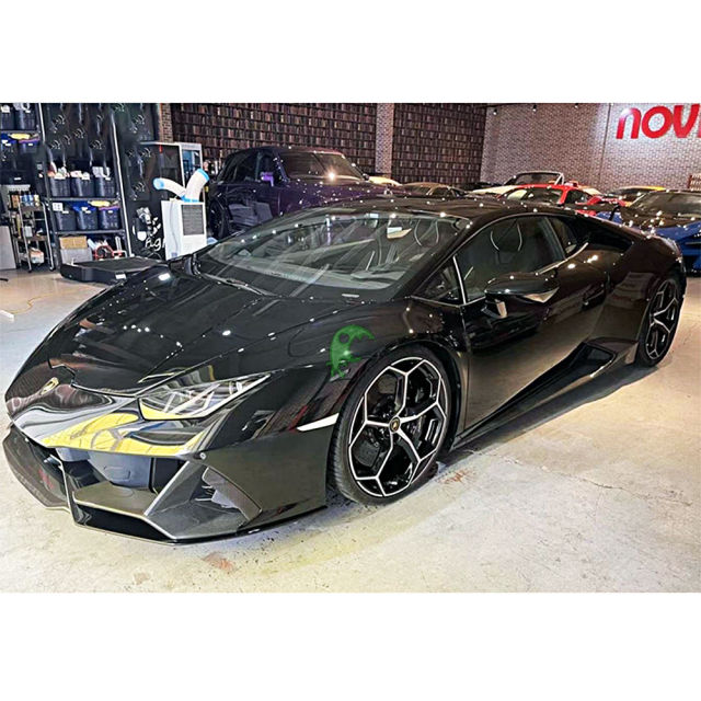 Novitec Style Dry Carbon Fiber Front Lip (5 pcs) For Lamborghini Huracan EVO 2019-2020