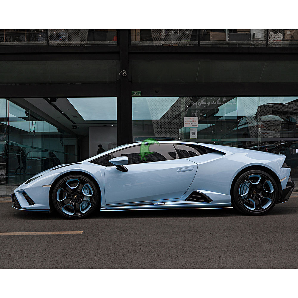 Paktechz Style Dry Carbon Fiber Side Skirt for Lamborghini Huracan EVO