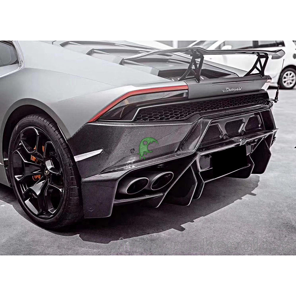 Vorsteiner Dry Forged Carbon Fiber Rear Bumper For LamborghinI Huracan 2014-2018
