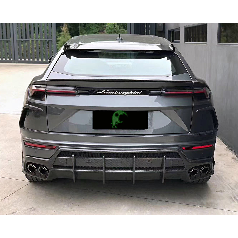 TopCar Style Dry Carbon Fiber Roof Spoiler Wing For Lamborghini URUS 2018-2020