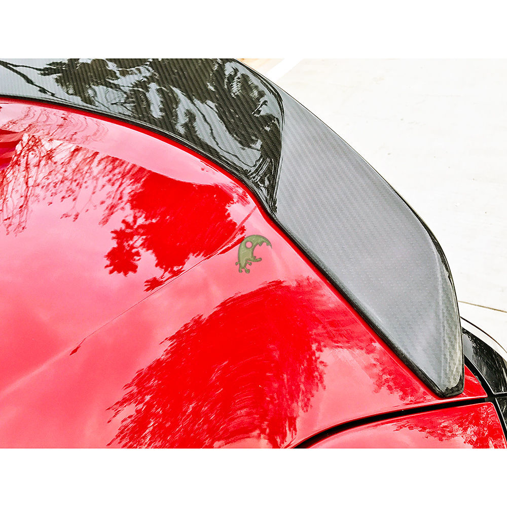 Vorsteiner Style Dry Carbon Fiber Rear Spoiler For Tesla Model 3 2016-Present
