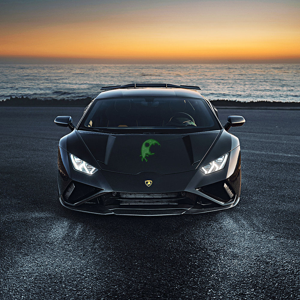 Novitec Style Dry Carbon Fiber Front Lip For Lamborghini Huracan EVO RWD 2019-2020
