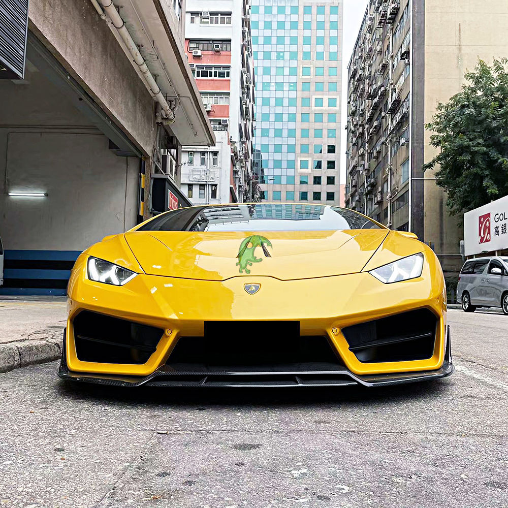 Speed Freak Style Dry Carbon Fiber Front Lip For Lamborghini Huracan LP580 2014-2016