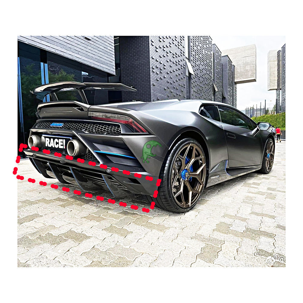 Novitec Style Dry Carbon Fiber Rear Diffuser For Lamborghini Huracan EVO RWD 2019-2020