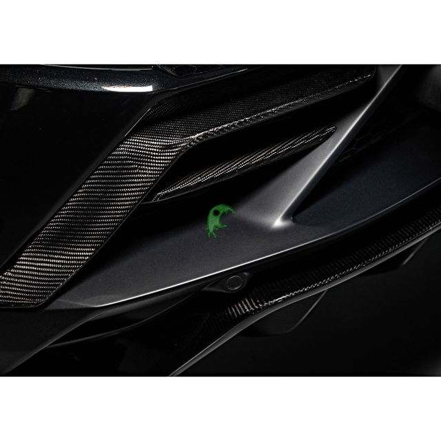 Paktechz Style Dry Carbon Fiber Rear Canards for Lamborghini Huracan EVO