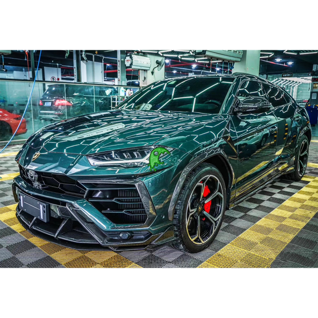 TopCar Style Dry Carbon Fiber Front Lip For Lamborghini URUS 2018-2020