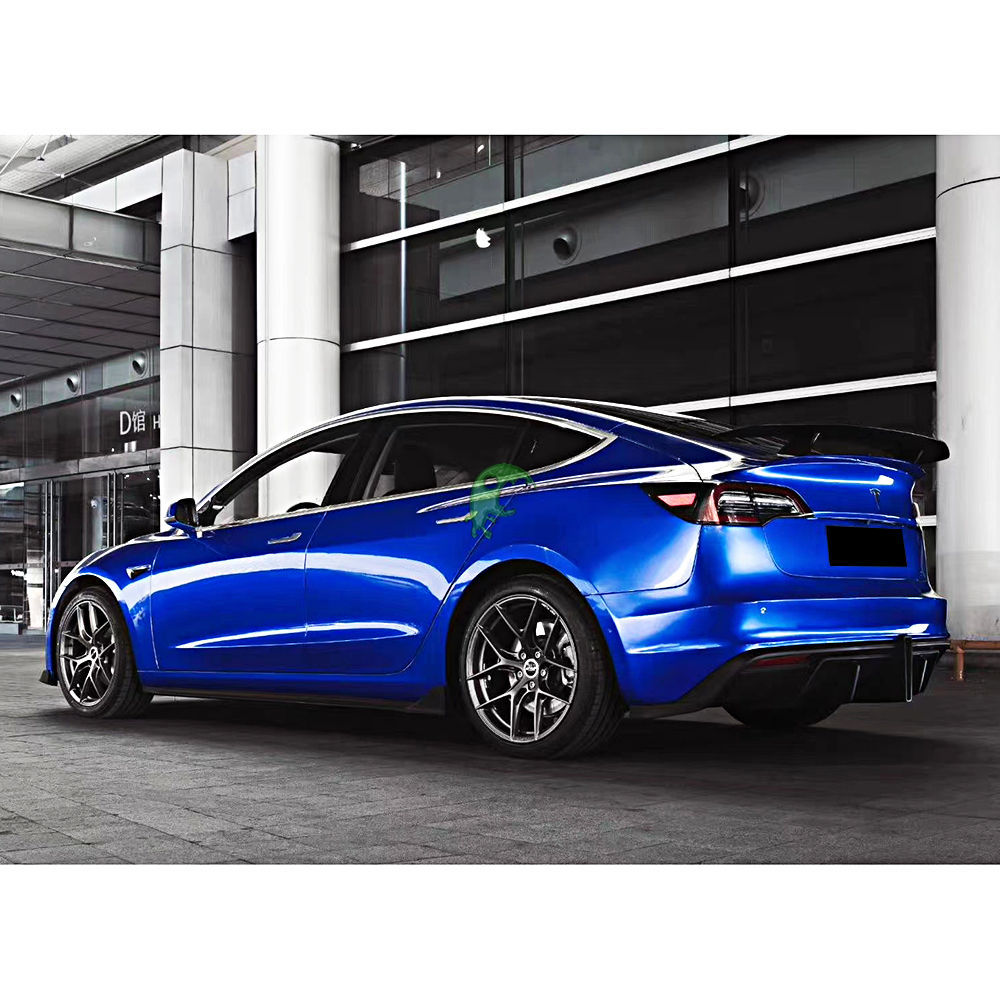 Robot Style Half Dry Carbon Fiber Body Kit For Tesla Model 3 2016-Present
